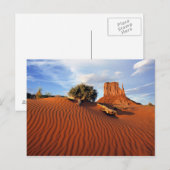 VS, Utah, Monument Valley. Wind creëert Briefkaart (Voorkant / Achterkant)