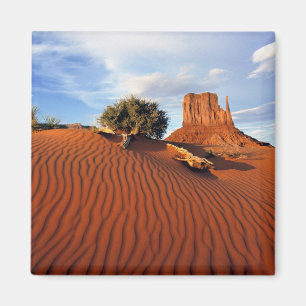 VS, Utah, Monument Valley. Wind creëert Magneet
