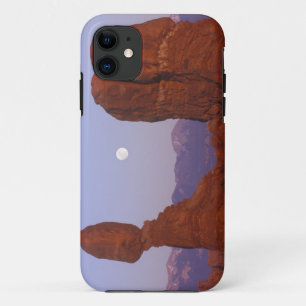 VS, Utah, Nationaal park Arches, Volle maan opkome Case-Mate iPhone Case