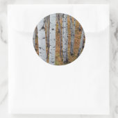 VS, Utah, Uinta-Wasatch-Cache Nationaal Bos 2 Ronde Sticker (Tas)