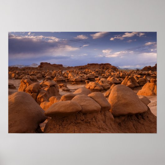VS; Utah. Uitzicht op Goblin Valley State Park bij Poster (Voorkant)