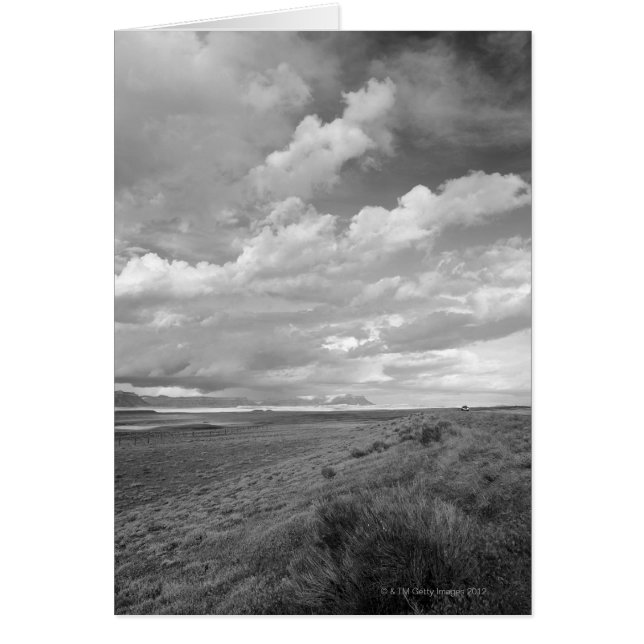 VS, Utah, wolken over het landschap (Voorkant)