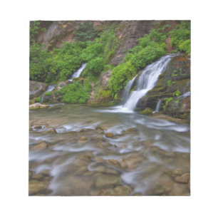 VS, Utah, Zion National Park.  Big Springs in Notitieblok