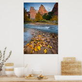 VS, Utah, Zion National Park. De Sentinel 1 Poster (Keuken)