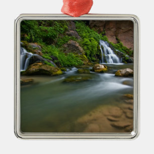 VS, Utah, Zion National Park. De Virgin Metalen Ornament
