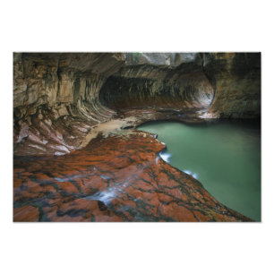 VS, Utah, Zion National Park. Schitterend vanaf 3 Foto Afdruk