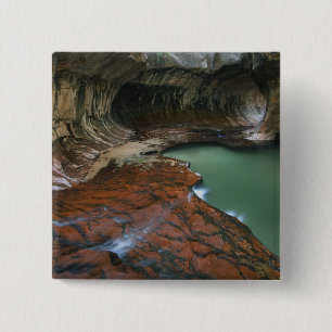 VS, Utah, Zion National Park. Schitterend vanaf 3 Vierkante Button 5,1 Cm