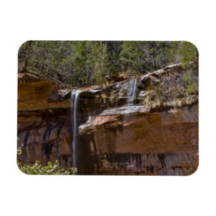 VS, Utah, Zion National Park, Watervallen bij Magneet