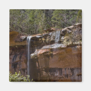 VS, Utah, Zion National Park, Watervallen bij Magneet
