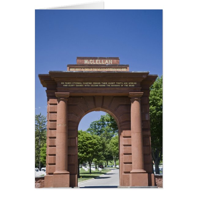 VS, VA, Arlington. McClellan Gate in Arlington (Voorkant)