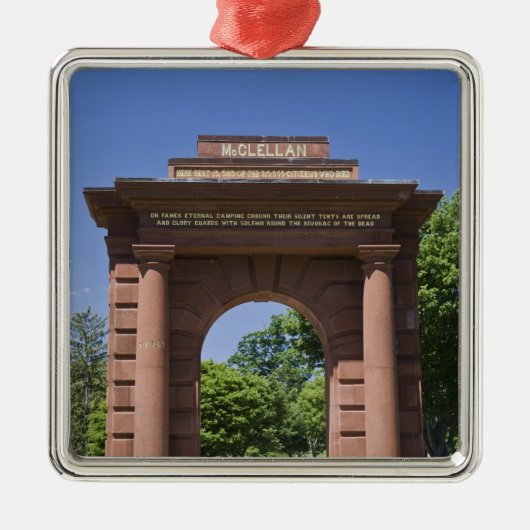 VS, VA, Arlington. McClellan Gate in Arlington Metalen Ornament (Voorkant)