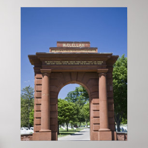 VS, VA, Arlington. McClellan Gate in Arlington Poster