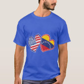 VS Venezuela Liefde Harten T-shirt (Voorkant)