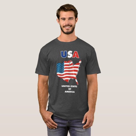 VS - Verenigde Staten T-shirt (Voorkant volledig)