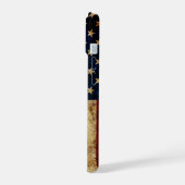 VS / vergruisde vlag iPhone 15 Case (Linkerkant)