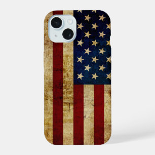VS / vergruisde vlag iPhone 15 Case