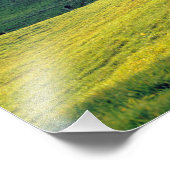 VS, Vermont, Boerderij Jenne. Roterende groene heu Foto Afdruk (Hoek)