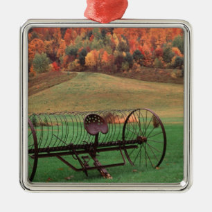 VS, Vermont, Boerderij. Metalen Ornament