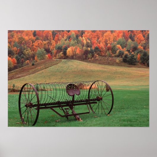 VS, Vermont, Boerderij. Poster (Voorkant)