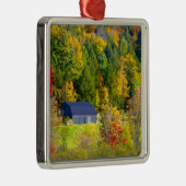 VS, Vermont. Herfst langs Highway 100. Metalen Ornament (Rechts)