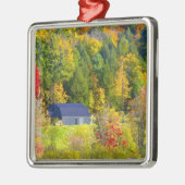 VS, Vermont. Herfst langs Highway 100. Metalen Ornament (Links)