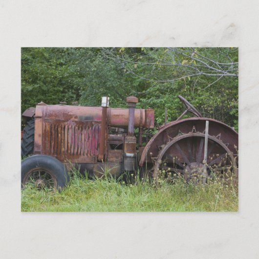 VS, Vermont, MANCHESTER: Antiek Boerderij tractor Briefkaart (Voorkant)