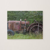VS, Vermont, MANCHESTER: Antiek Boerderij tractor Legpuzzel (Horizontaal)