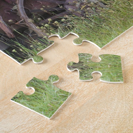 VS, Vermont, MANCHESTER: Antiek Boerderij tractor Legpuzzel (Zijkant)