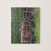 VS, Vermont, MANCHESTER: Antiek Boerderij tractor Legpuzzel (Verticaal)