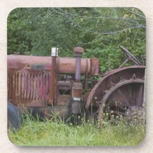 VS, Vermont, MANCHESTER: Antieke boerentractor Bier Onderzetter