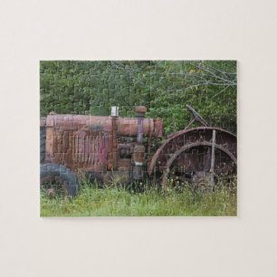VS, Vermont, MANCHESTER: Antieke boerentractor Legpuzzel