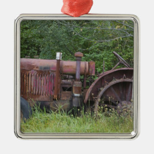 VS, Vermont, MANCHESTER: Antieke boerentractor Metalen Ornament