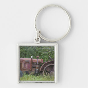 VS, Vermont, MANCHESTER: Antieke boerentractor Sleutelhanger