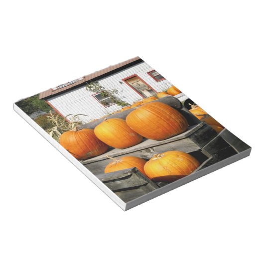 VS, Vermont. Pompoenen Notitieblok (Schuin)