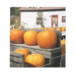 VS, Vermont. Pompoenen Notitieblok