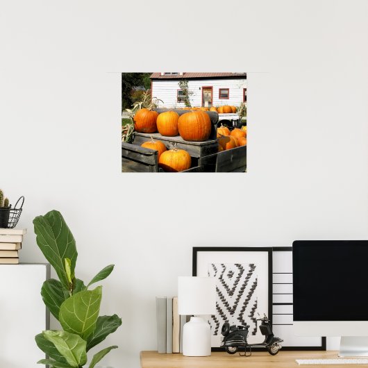 VS, Vermont. Pompoenen Poster (Thuiskantoor)