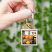 VS, Vermont. Pompoenen Sleutelhanger (Hand)
