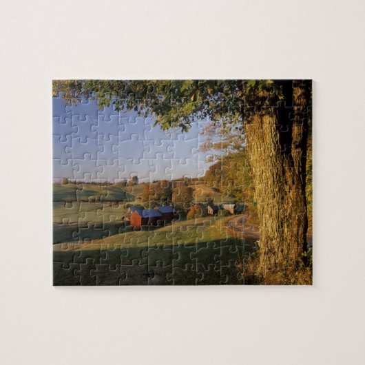 VS, Vermont, South Woodstock, Jenne Boerderij op Legpuzzel (Horizontaal)