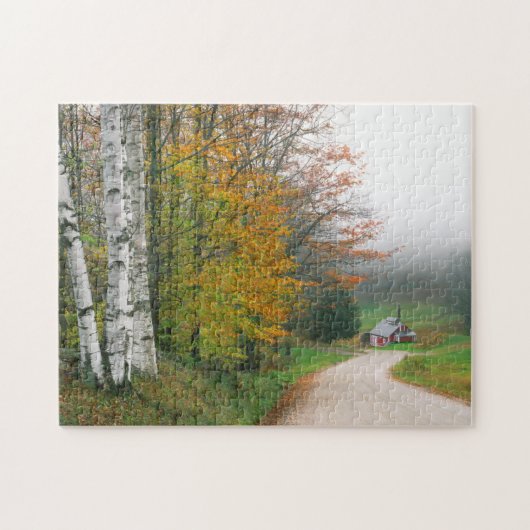 VS, Vermont. Suikerhuis nabij de stad Zuid Legpuzzel (Horizontaal)