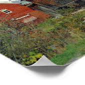 VS, Vermont, Waits River. Herfst foliage voegt toe Poster (Hoek)