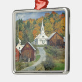 VS, Vermont, Waits River. Herfst Metalen Ornament (Links)