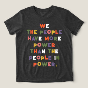 VS verzet protesteer om de democratie te redden Tri-Blend Shirt