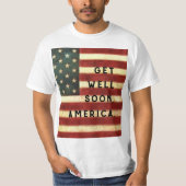 VS verzetten zich tegen protest Save Democracy 202 T-shirt (Voorkant)