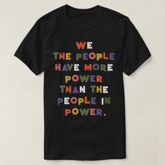 VS verzetten zich tegen protest Save Democracy 202 T-shirt (Design voorkant)