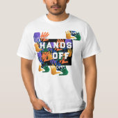 VS verzetten zich tegen protest Save Democracy 202 T-shirt (Voorkant)