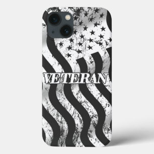 VS-veteraan - witte vintage Case-Mate iPhone Case