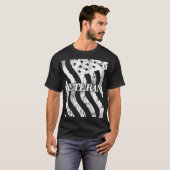 VS-veteraan - witte vintage T-shirt (Voorkant volledig)