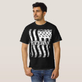 VS-veteraan - witte vintage verticale T-shirt (Voorkant volledig)