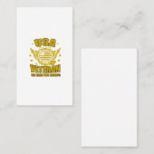 VS VETERAN WE ZORGEN ALTIJD VOOR JE VISITEKAARTJE (Voorkant / Achterkant)