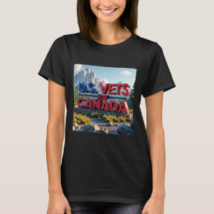 VS-veteranen voor Canada-sticker T-shirt
